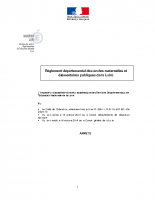Règlement départemental des écoles maternelles et élémentaires publiques de la Loire
